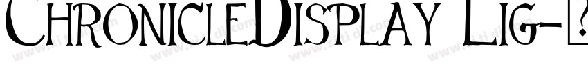 ChronicleDisplay Lig字体转换